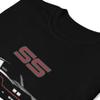 1986 Chevy Monte Carlo SS Short-Sleeve Unisex T-Shirt Black view 4