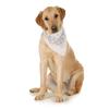 10-Pack Paisley Cotton Dog Scarf Triangle Bibs - XL and Washable (White) view 1