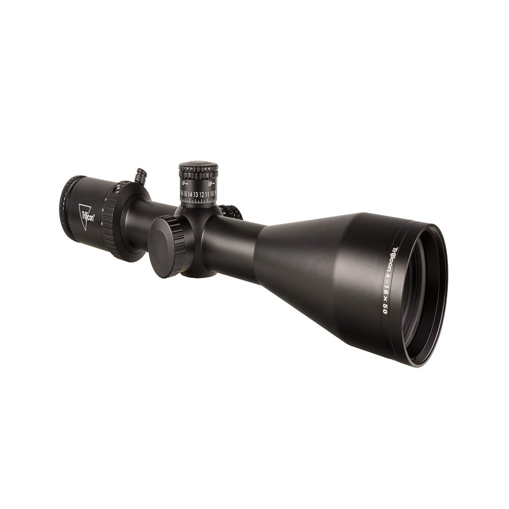 Trijicon Credo HX 4-16x50 Second Focal Plane (SFP) Riflescope with Red MOA Center Dot Reticle, 30mm Tube, Satin Black