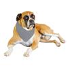 9 Pack Solid Polyester Dog Neckerchief Triangle Bibs - Extra Large (Grey) view 1