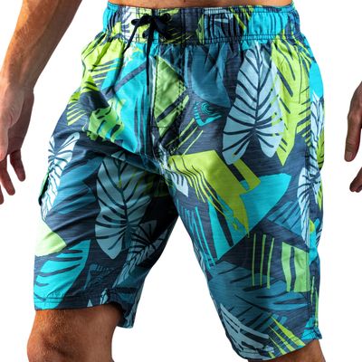 Kanu Surf Men's Mirage Swim Trunks (Regular & Extended Sizes), Montego Navy, 2X