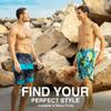 Kanu Surf Men's Mirage Swim Trunks (Regular & Extended Sizes), Montego Navy, 2X view 3