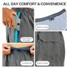 Kanu Surf Men's Mirage Swim Trunks (Regular & Extended Sizes), Tivoli Charcoal, Large view 3