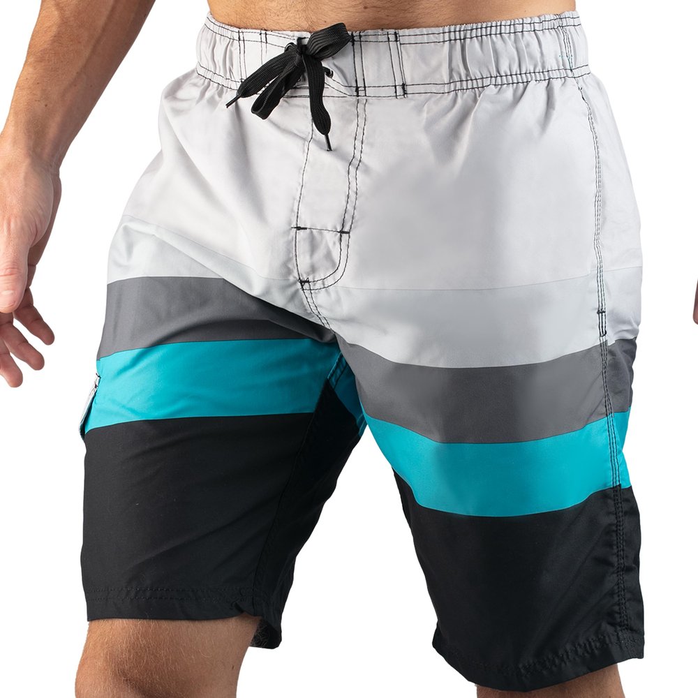 Kanu Surf Men's Swim Trunks (Regular & Extended Sizes), Infinite Black, Large