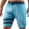 Kanu Surf Men's Flex Swim Trunks (Regular & Extended Sizes), Carter Lt Blue, Large view 1