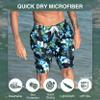 Kanu Surf Mens, Barracuda Swim Trunks (Regular & Extended Sizes), Fiji Black, Small view 3