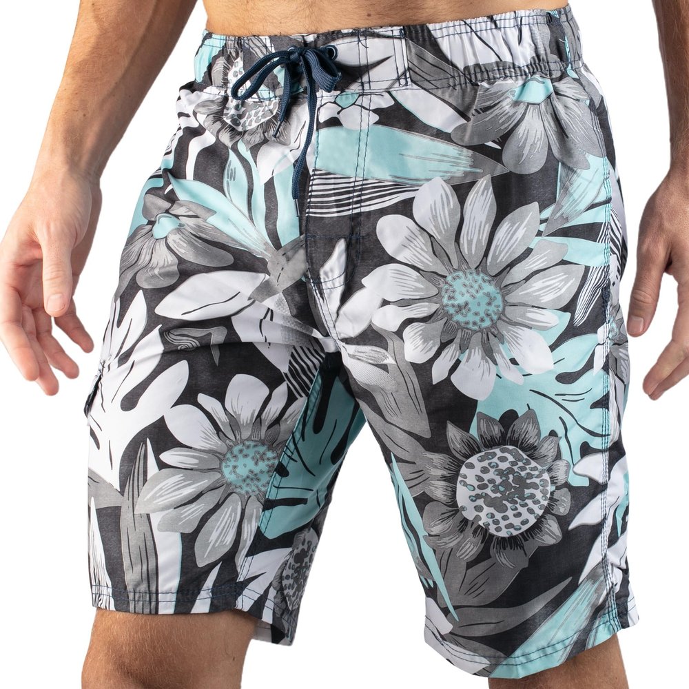 Kanu Surf Men's Infinite Swim Trunks (Regular & Extended Sizes), Abacos Black, Medium