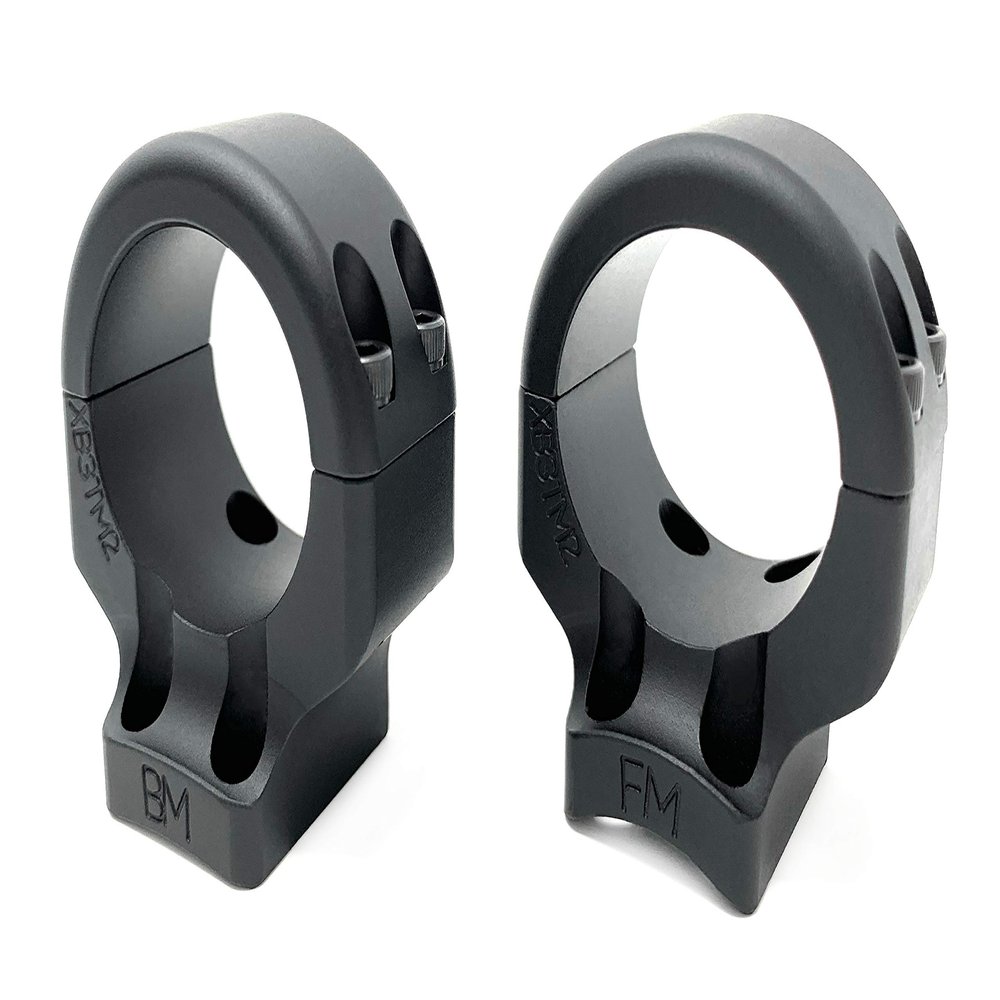 Game Reaper 2: Browning X-Bolt - Fits All Actions - Medium Mount - Tactical, Black, 30mm, 4 Screws per Ring, XB3TM2