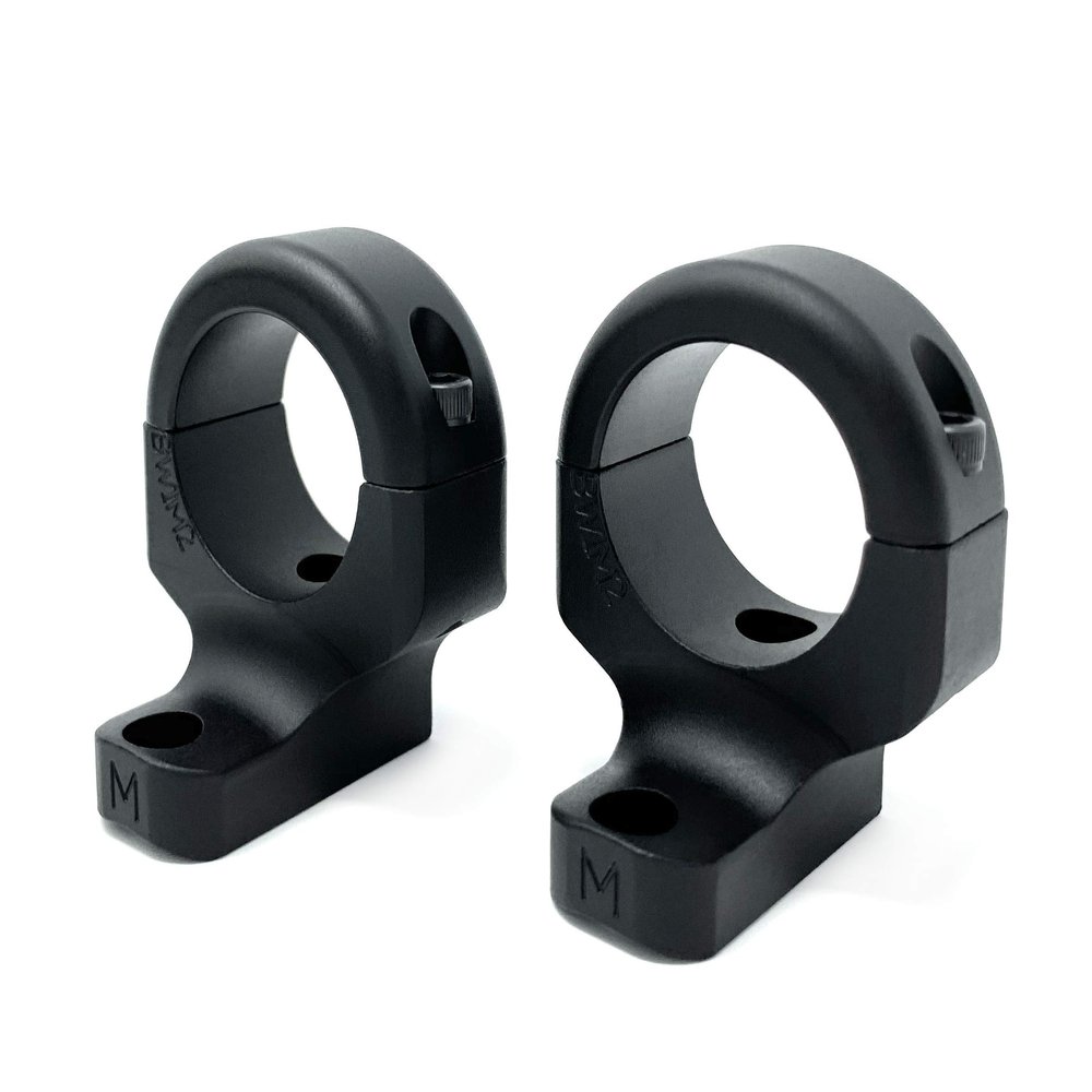 Game Reaper 2: Browning A-Bolt 3 - Fits All Actions - Medium Mount - Black, 1 inch, 2 Screws per Ring