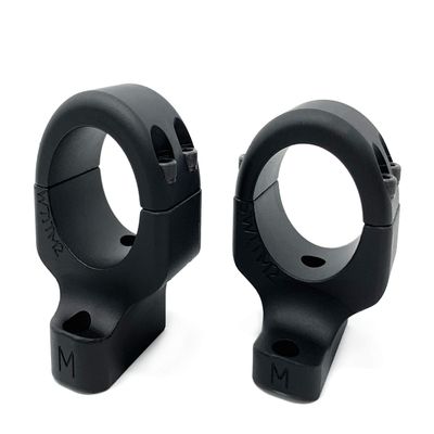 Game Reaper 2: Marlin XL7 & XS7, Winchester 70 - Long, Short, & WSM Action - Medium Mount - Tactical, Black, 1 inch, 4 Screws per Ring