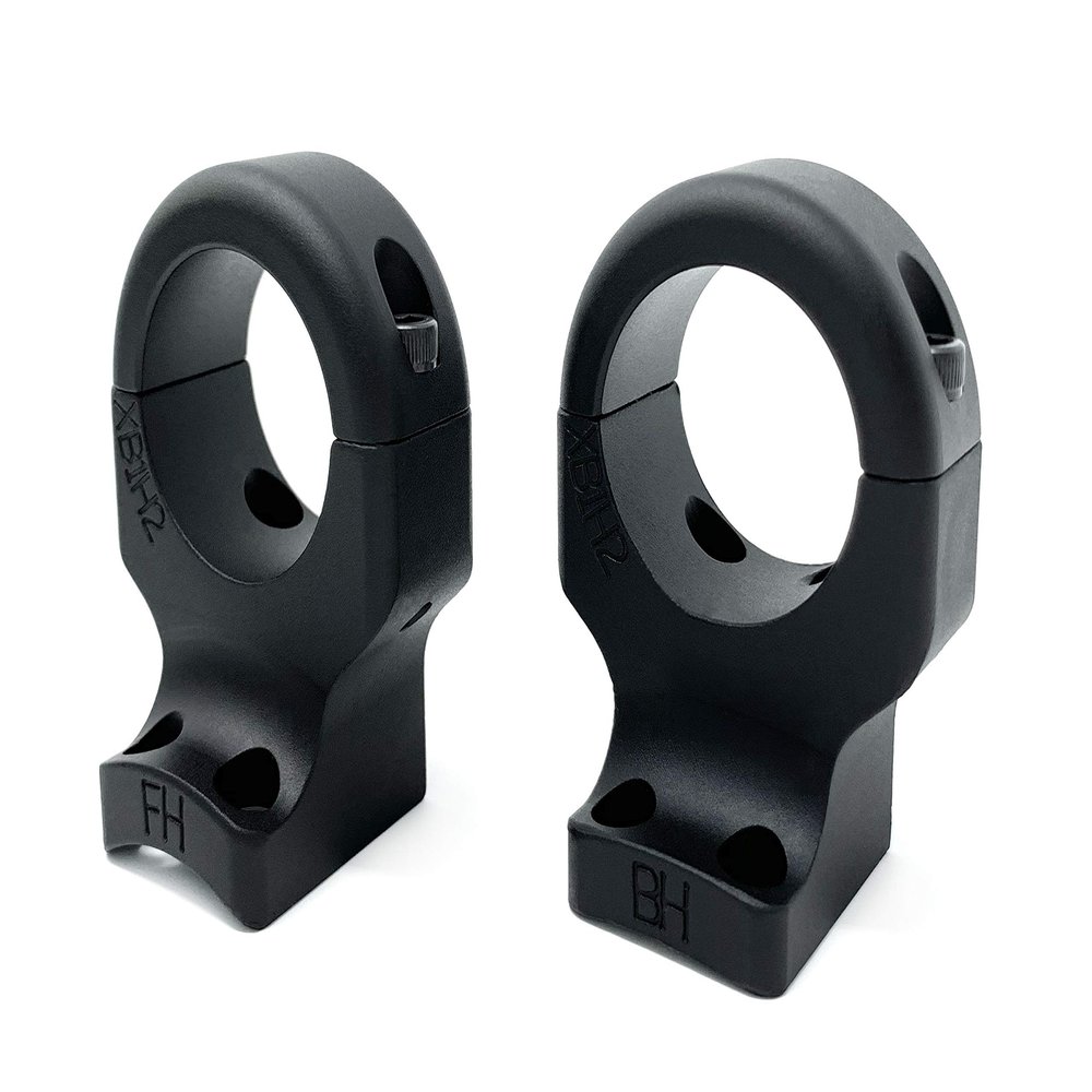 Game Reaper 2: Browning X-Bolt - Fits All Actions - High Mount - Black, 1 inch, 2 Screws per Ring