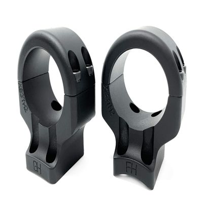 Game Reaper 2: Browning X-Bolt - Fits All Actions - High Mount - Tactical, Black, 30mm, 4 Screws per Ring