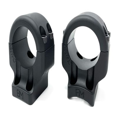 Game Reaper 2: Browning X-Bolt - Fits All Actions - Medium Mount - Tactical, Black, 1 inch, 4 Screws per Ring
