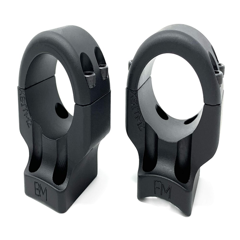 Game Reaper 2: Browning X-Bolt - Fits All Actions - Medium Mount - Tactical, Black, 1 inch, 4 Screws per Ring