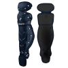 Champro Optimus MVP Double Knee Baseball Catchers Leg Guards, 13.5"" Length, Navy (CG106NY) view 1