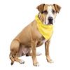 Qraftsy Plain Cotton Pets 5 Pcs Dogs Bandana Triangle Shape - Large Pets (Yellow) view 1