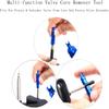 20 Pieces Presta Valve Core 4 Pieces Alloy Presta Valve Caps with Valve Core Remover Tool view 4