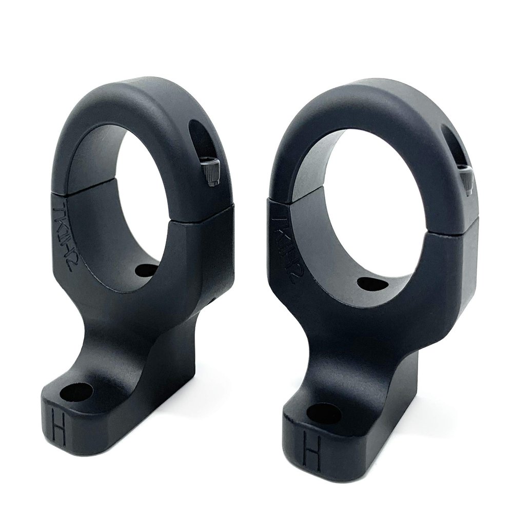 Game Reaper 2: Tikka T3, T1X, T3X 595, 695, Whitetail Hunter - Long & Short Action - High Mount - Black, 1 inch, 2 Screws per Ring (TK1H2)
