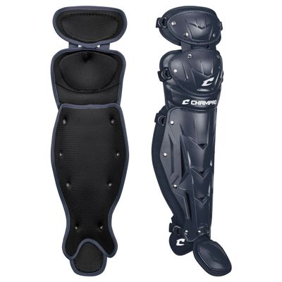 Champro Optimus MVP Double Knee Baseball Catchers Leg Guards, 16.5" Length