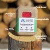 mountainFLOW Plant-Based, Biodegradable, Petroleum Free Ski/Snowboard Hot Wax, Warm (20 to 36F | -7 to 2C) view 3