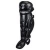 Champro Optimus MVP Single Knee Baseball Catchers Leg Guards, 14.5" Shin Length, CG105B, Black view 4