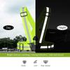 Chiwo Reflective Vest Running Gear 2Pack, High Visibility Adjustable Safety Vest for Night Cycling,Hiking, Jogging,Dog Walking, Construction Safe (Green) view 4