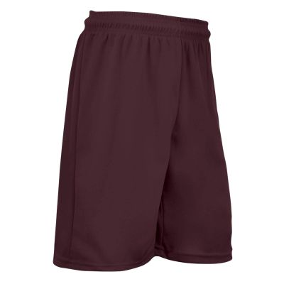Champro Power 7" Inseam Polyester Short - Dozen (12), Adult X-Large, Maroon