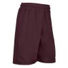 Champro Power 7" Inseam Polyester Short - Dozen (12), Adult X-Large, Maroon view 1