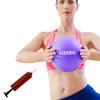 CIZEBO Pilates Ball 8 inch, Small Exercise Ball for Between Knees with Needle Pump for Core Workout & Physical Therapy Yoga PT, Purple view 1