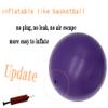 CIZEBO Pilates Ball 8 inch, Small Exercise Ball for Between Knees with Needle Pump for Core Workout & Physical Therapy Yoga PT, Purple view 3