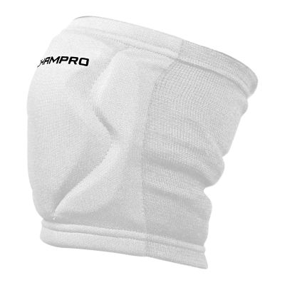 Champro MVP Low-Profile Volleyball Kneepad, Small, White, A3001WS