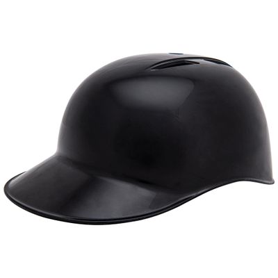 CHAMPRO unisex teen Catcher/Coach's Baseball Softball Catcher s Coach Helmet, BLACK, Small US