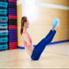 CIZEBO Pilates Ball 8 inch, Small Exercise Ball for Between Knees with Needle Pump for Core Workout & Physical Therapy Yoga PT, Blue view 2