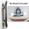 YYST Skateboard Wall Mount Skateboard Wall Hanger Storage Rack Flexible Hanger - Fit Cruiser Boards, Skateboards, Penny Boards, Longboards,etc- W Style - No Board -2/PK view 3