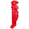 Champro Optimus MVP Double Knee Baseball Catchers Leg Guards, 14.5"" Length, Scarlet (CG104SC) view 3