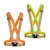 Chiwo Reflective Vest Running Gear 2Pack, High Visibility Adjustable Safety Vest for Night Cycling,Hiking, Jogging,Dog Walking(Color Ornage)