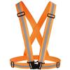 Chiwo Reflective Vest Running Gear 2Pack, High Visibility Adjustable Safety Vest for Night Cycling,Hiking, Jogging,Dog Walking(Color Ornage) view 3