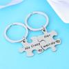 Nimteve His and Hers Keychains Gift for Husband From Wife Gifts Girlfriend Boyfriend Gifts Couple Keyring for Men Women Her weirdo His crazy Matching Couples Keychains Jewelry Set (Style B) view 2