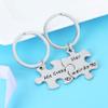 Nimteve His and Hers Keychains Gift for Husband From Wife Gifts Girlfriend Boyfriend Gifts Couple Keyring for Men Women Her weirdo His crazy Matching Couples Keychains Jewelry Set (Style B) view 3
