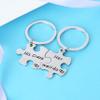 Nimteve His and Hers Keychains Gift for Husband From Wife Gifts Girlfriend Boyfriend Gifts Couple Keyring for Men Women Her weirdo His crazy Matching Couples Keychains Jewelry Set (Style B) view 4