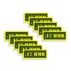 Ammo Can Labels 17 HMR Ammunition Decals Olive Drab Green Firearm Labels .17 HMR Magnum Rimfire 10 Pack Adhesive Vinyl 3"x1.15" #AG view 1