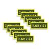 Ammo Can Labels 7.62x51 Ammunition Decals Olive Drab Green Firearm Labels 7.62x51 10 Pack Adhesive Vinyl 3"x1.15" #AG view 1