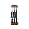 Weaver Wood Designs 3-Gun Solid Oak Wall Display Gun Rack for Rifles and Shotguns view 1