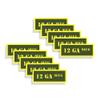 Ammo Can Labels 12 GA SLUG Ammunition Decals Olive Drab Green Firearm Labels 12 Gauge SLUG 10 Pack Adhesive Vinyl 3"x1.15" #AG view 1