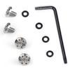 Cool Hand Customized Grips Screws for Beretta 92FS, 92S, M9, 92A1, 96A1, 92 INOX, 4 Stainless Steel Screws, 4 O Rings, T10 Torx Key, Silver, SB92-1-S view 2