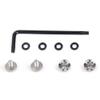 Cool Hand Customized Grips Screws for Beretta 92FS, 92S, M9, 92A1, 96A1, 92 INOX, 4 Stainless Steel Screws, 4 O Rings, T10 Torx Key, Silver, SB92-1-S view 3