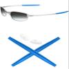 Mryok Replacement Earsocks Nosepiece for Oakley Square Wire 2(2014) Sunglass - Sky Blue view 1