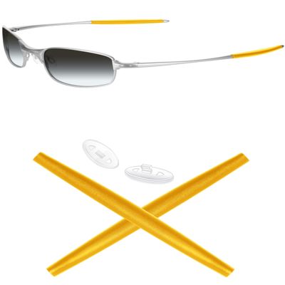 Mryok Replacement Earsocks Nosepiece for Oakley Square Wire 2(2014) Sunglass - Yellow