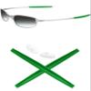 Mryok Replacement Earsocks Nosepiece for Oakley Square Wire 2(2014) Sunglass - Dark Green view 1