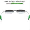 Mryok Replacement Earsocks Nosepiece for Oakley Square Wire 2(2014) Sunglass - Dark Green view 2
